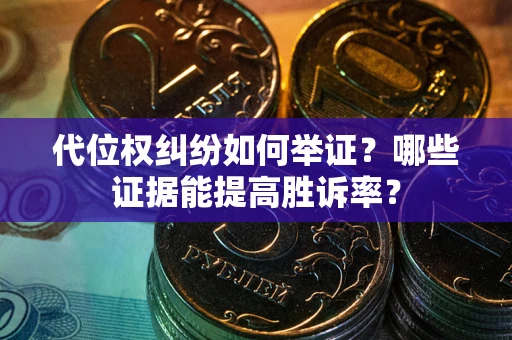 济南代位权纠纷如何举证？哪些证据能提高胜诉率？